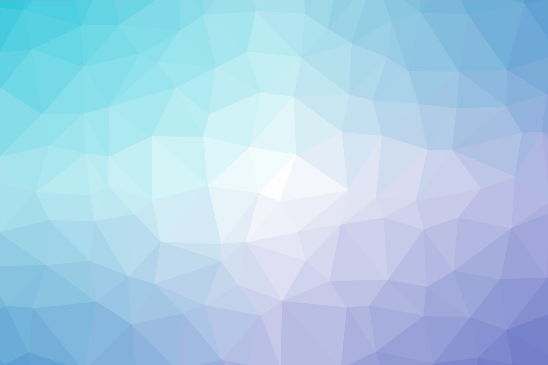 A blue and white background with triangles